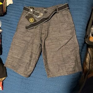 Artisan Gray Lightweight Cotton Blend Shorts
